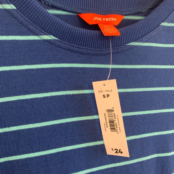 3/20💲Joe Fresh Striped Tshirt Dress w/ Pockets - Picture 5 of 7